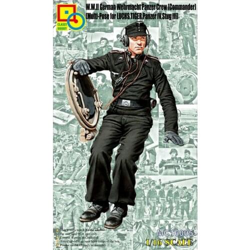 Classy Hobby MC16005 1/16 Scale WWII German Panzer Crew (Commander)