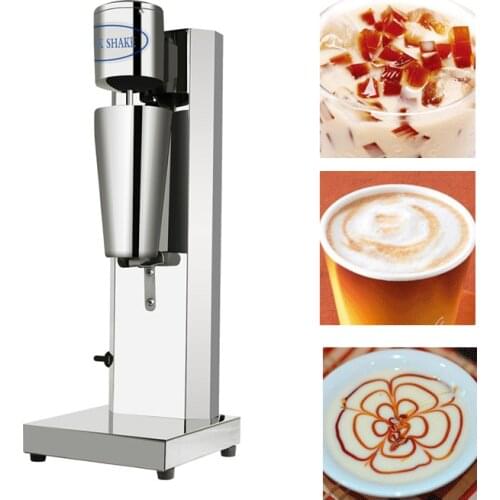 Commercial Milkshake Maker Drink Mixer Electric Milk Frother Stainless Steel Milk Tea Cocktail Stirring Machine