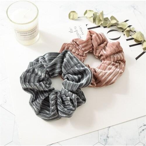 Korean Sweet Net Plaid Elastic Hair Bands Scrunchies Hair Rope Ties For Girls Women Ponytail Holder Hair Rings Hair Accessories