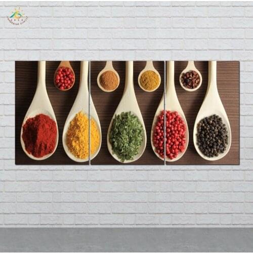 Colorful Flavoring Kitchen Decoration Canvas Art Wall Pictures Canvas PrintsPainting Artwork Wall Pictures Home Decor 3 Pieces