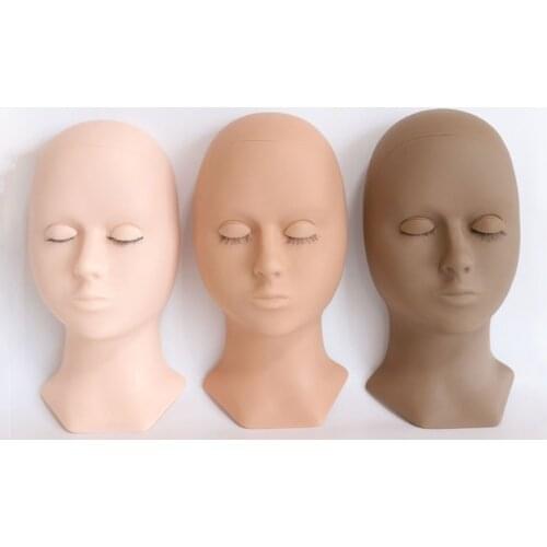 Lashes Mannequin for Eyelashes Extension Practice Head Dummy for Eyelash Practice Head Mannequin Lashes Training Mannequin Kit