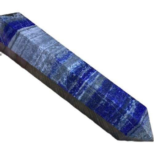 Natural Rock Lapis Lazuli Quartz Crystal Stone Point Healing Wand Obelisk