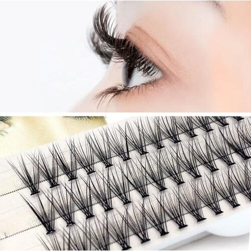 NEW 7/9/10/11/12/17mm Natural Soft False Eyelash Extension Deluxe Lashes volume Flase Eyelashes Fans 20d Eyelashes
