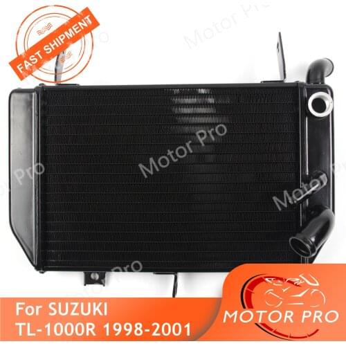 Radiator For Suzuki TL1000R 1998 1999 2000 2001 Cooling Cooler Motorcycle Accessories Replacement TL 1000 R TL1000 1000R Black