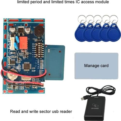 RFID Embedded IC door Access Control can limited time peirod or user times intercom access control Offline access control