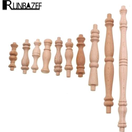 RUNBAZEF Corridor Bridge Column Wood Fence Beads Lathe Small Applique Vintage Home Decor Wedding Decoration Accessories Craft