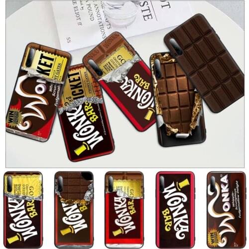 Willy Wonka Bar Chocolate Black Silicone Phone Cover Case For Redmi Note 6 8 9 Pro Max 9s 8t 7 5A 5 4 4x