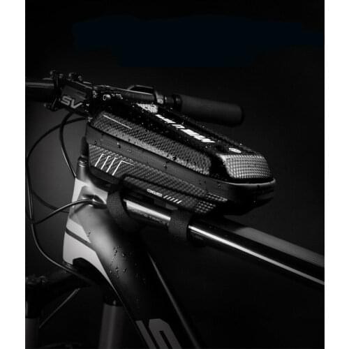 Bicycle Handlebar Frame Pannier Front Top Tube Bag Pack Waterproof Mobile 6.5in Phone Case Touchscreen Bag MTB Bike Reflective
