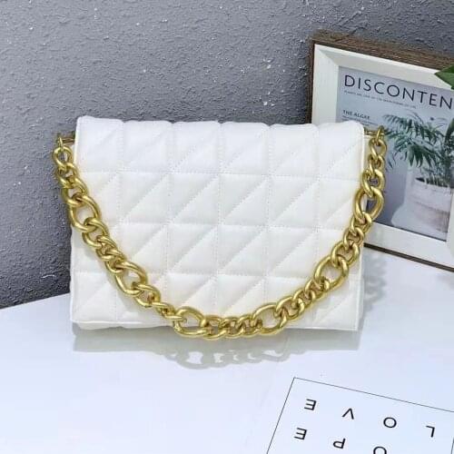 Vintage Chain women bag Soft Leather Branded Shoulder Handbags New fashion Design Messenger Bags Soft Flap Women famous purse