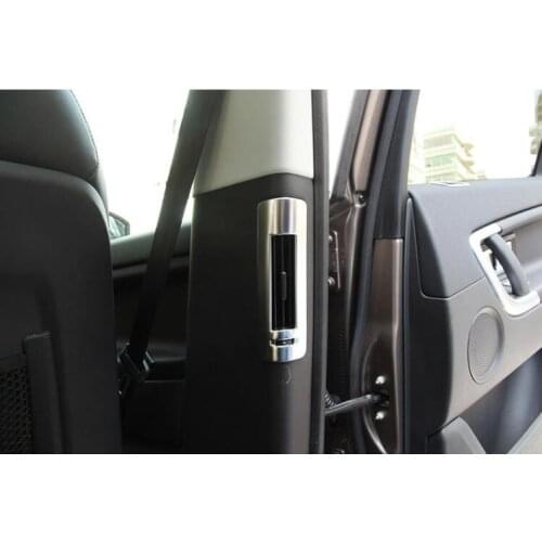 Inside B Pillar Rear Door Side Air AC Outlet Vent Decoration Frame Cover Trim For Land Rover Discovery Sport 2015 - 2018