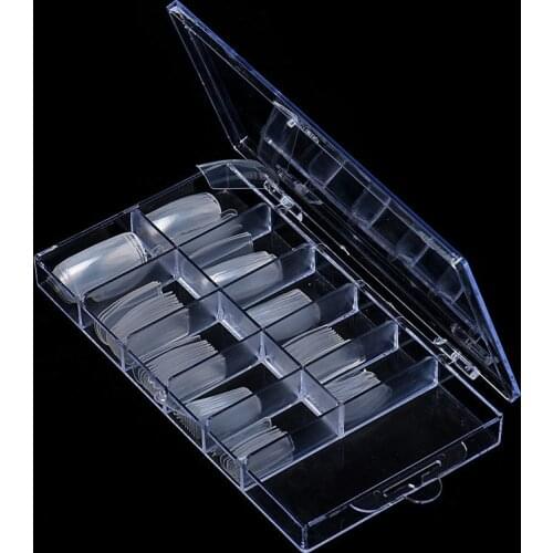 100Pcs Professional Fake Nails Acrylic False Fake Nail Art Fingernail Full Clean French Nail Tips Manicure Tool накладные ногти