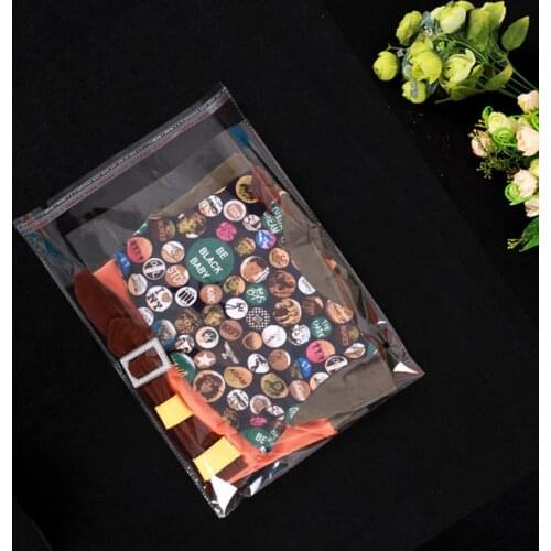 1000pcs Clear Resealable Cellophane/BOPP/Poly Bags 6*10cm Transparent Opp Bag Plastic Bags Self Adhesive Seal Packaging Bags