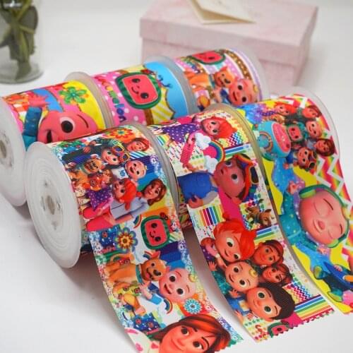 3 inch 75mm 38mm 25mm Princess Characters Printed Grosgrain Ribbons Craft Suppliers 51370
