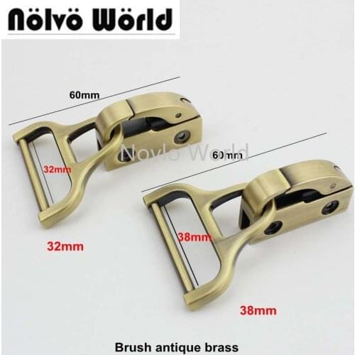 30pcs3colorClip Buckles Screw Diy Side Entrainment And Convenient Installation Package Metal Buckle Man Bag Accessories Hardware