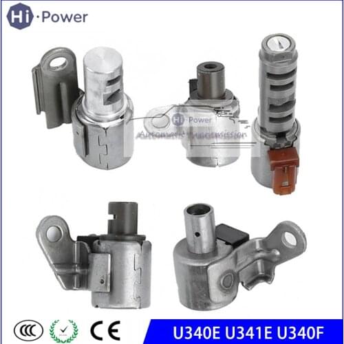 5PCS U340E Transmission Solenoid Kit for Toyota Allion 2002-2007 4 SP FWD 1.5L U340E U341E U340F