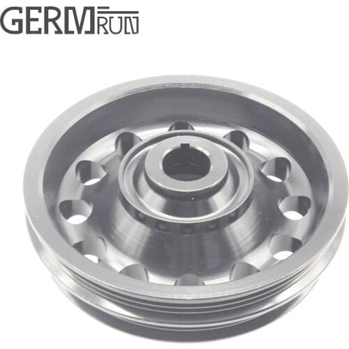 Aluminum Performance Black Crank Pulley for 92-95 Civi*c SOHC D15D16