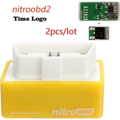 2pcs Car Diagnostic tool Ecoobd2 chip tuning eco obd2 Performance Box nitro obd2 chip tuning box nitroobd2 for Benzine Diesel