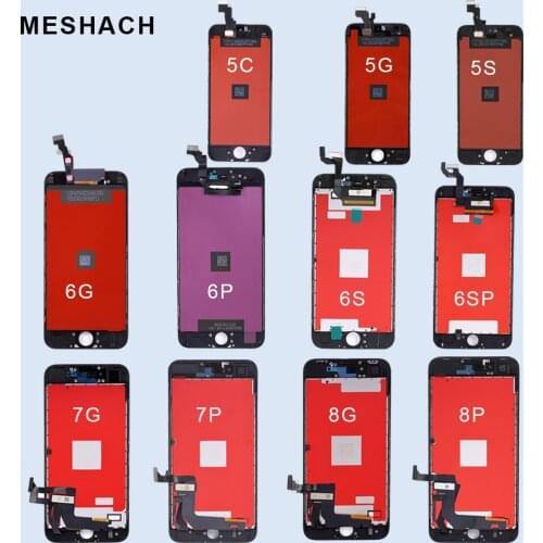 AAA Grade replacment lcd for iPhone 5S 6g 6S 6Plus 6SP 7 7P 8 8Plus 3D Touch Screen Digitizer Assembly for iPhone Screen