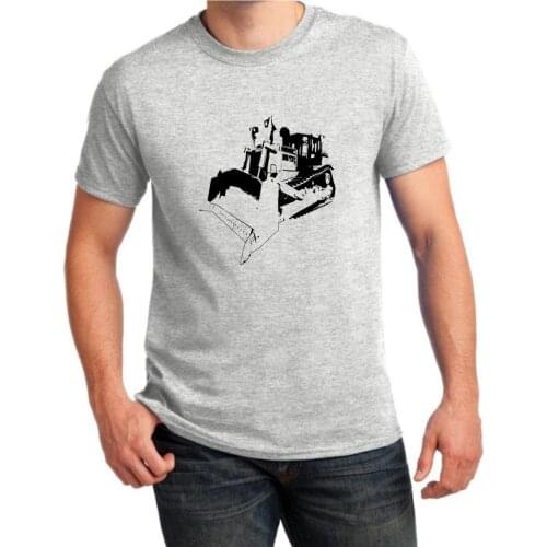 Bulldozer D8 Inspired T-Shirt Gift Men Brand Famous Clothing Men T-Shirts Cotton Plus Size Make Your Own Shirt