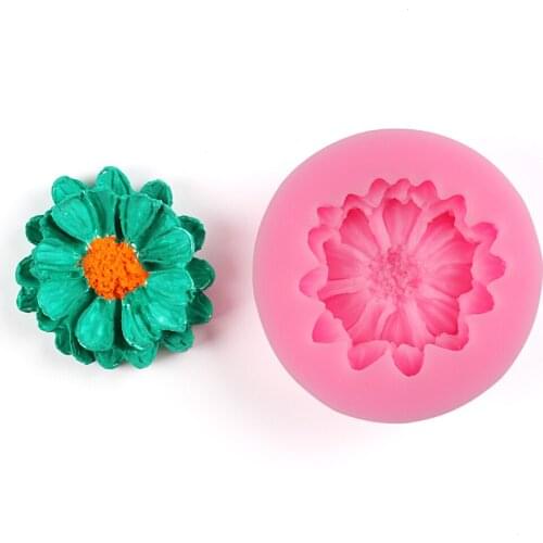 Chrysanthemum Sunflower Chocolate Party Cake Decorating Tools DIY Flower Candy Mold Fondant Silicone Sugarcraft Gumpaste Mold