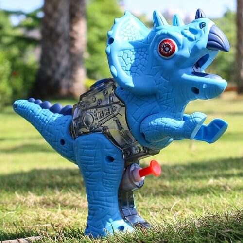 Summer Dinosaur Water Gun Toys for Children Girls and Boys Cartoon Animal Press Water Pistols Outdoor Garden Swimming Pool