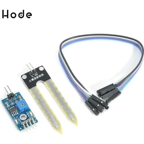 2Pcs Soil Hygrometer Detection Module Soil Moisture Sensor GOOD QUALITY M21 гигрометр