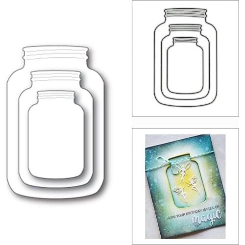 New Nesting Drifting Bottles 2020 Metal Cutting Dies for DIY Scrapbooking and Card Making Decorative Embossing Craft No Stamps