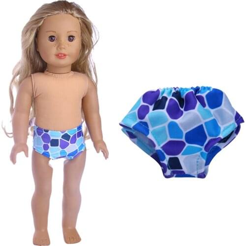 New style high quality hot selling clothes Blue panties fit 18 inch doll ,best gift for children n1423