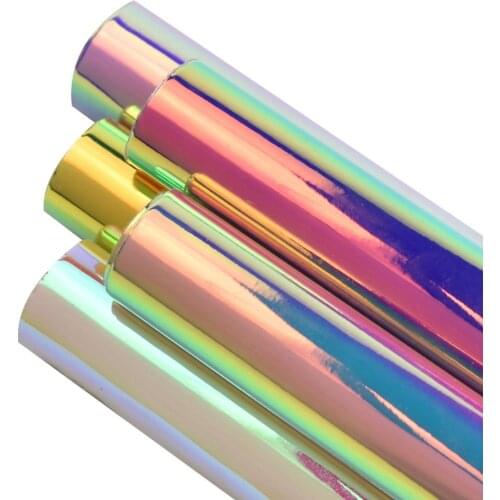 HSDLeather Solid Colorful Mirror Leather Fabric faux artificial Synthetic leather