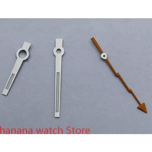 Watch hands orange luminous fit NH35 NH36 ETA 2824 2836 Miyota 8205 8215 821A Mingzhu DG 2813 3804 movement
