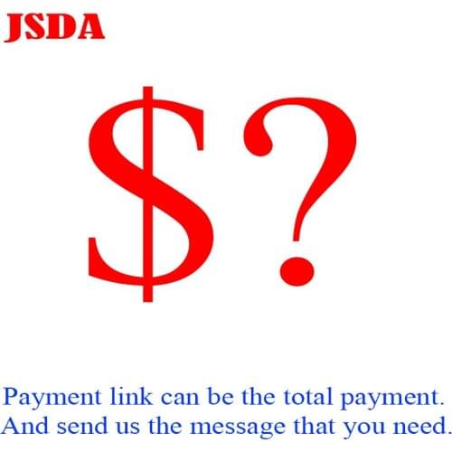 Payment link can be the total payment, send us the message what you need