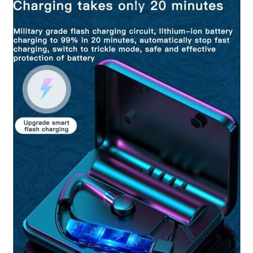 Y10 TWS Earphones Bluetooth Wireless Headphones Cancelling Sport Waterproof Earbud Headset Business With Microphone Charging Box