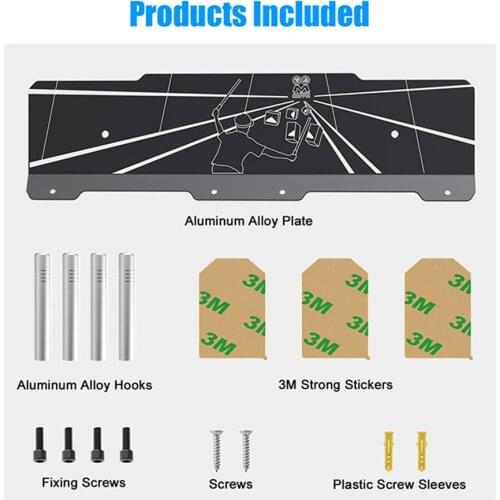 Universal Aluminum Hanging Bracket Space-saving Wall-mounted Storage Hook Hanger for Oculus Quest 2/ Quest 1/Rift S VR Headset