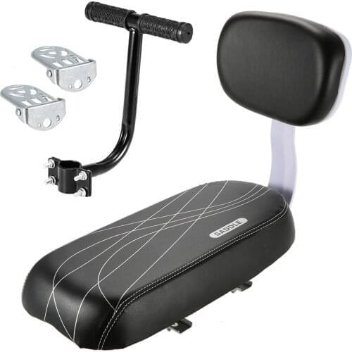 Bicycle Child Seat Bicycle Rear Seat Saddle With Back Rest With Handle Armrest Footrest Pedal Cycle Accessories Parts Bicicleta