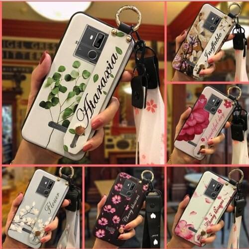 Waterproof Soft Phone Case For Oukitel K7/K7 Pro Fashion Design Durable Wristband Kickstand