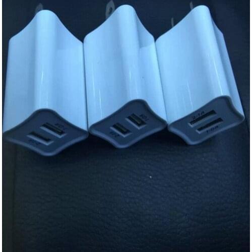 100pcs/lot 5V 2A+1A High Quality USB Wall Charger Home Travel Adapter For iPhone 7 6 5s Samsung Huawei