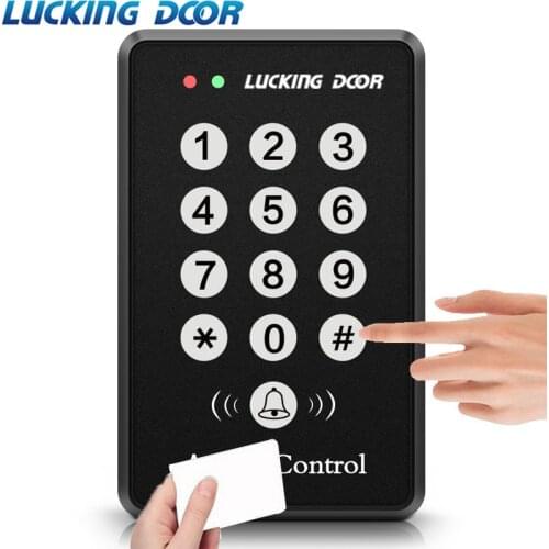 125Khz RFID Access Control Keypad Reader Device 500 users Security RFID Proximity Entry Door Lock Access Controler Keyboard