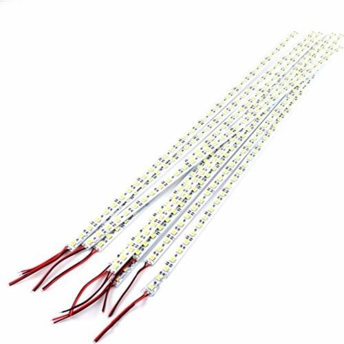 20pcs 0.5m led Hard luces strip 5050 smd 50cm 12V led Bar light Aluminum Alloy factory home Cabinet light Free Shipping