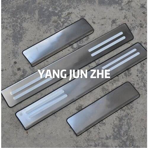 2009- 2014 2015 for Vw Tiguan Stainless Steel Door Sill Scuff Plate Welcome Pedal Threshold Car Styling Accessories