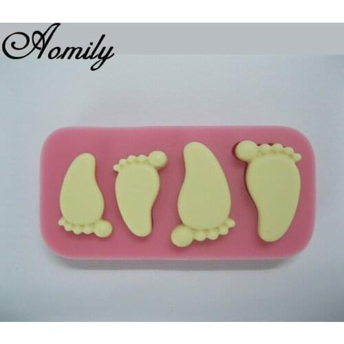 Aomily Baby Food Shape Fondant Cake Molds Cake Decorating Tools Baking Accessories Jelly Sugar Craft Chocolate Moulds Ice Cube