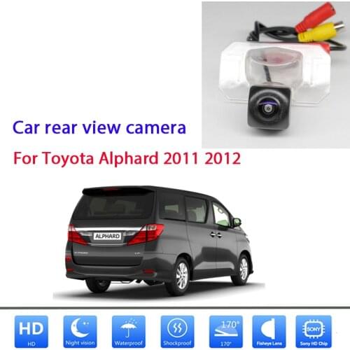 Car Parking Rear View CameraFor Toyota Alphard 2011 2012 CCD Full HD Night Vision Waterproof high quality