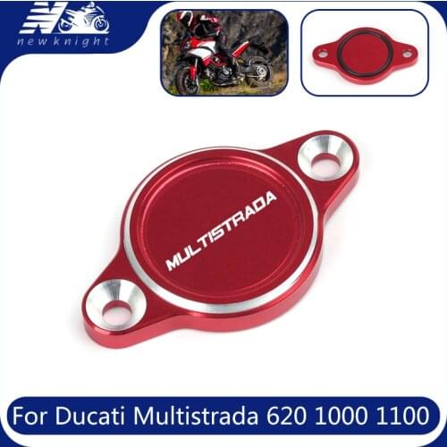 For Ducati Multistrada 620 Dark 1000 S 1100 S Motorcycle CNC Aluminum Alloy Engine Case Oil Filter Cover Cap Slider Accessories