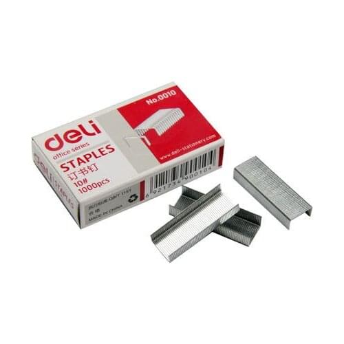 Deli stationery deli 0010 staples 10# book staples Small staples