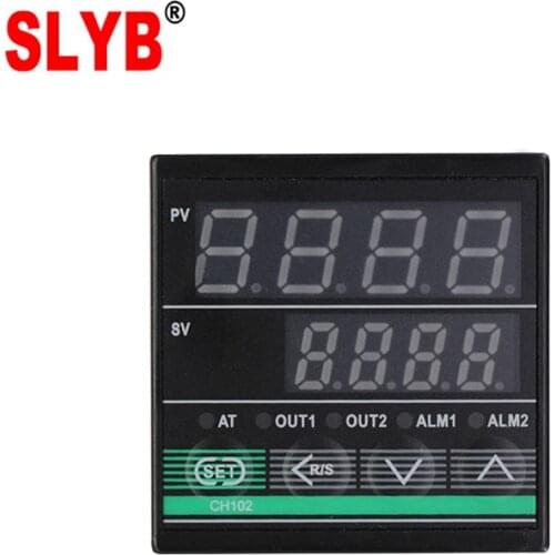 Good Quality 48*48 PID Digital Industrial Temperature Controller Oven Thermostat CH102 220V ALL Input Relay and SSR Output