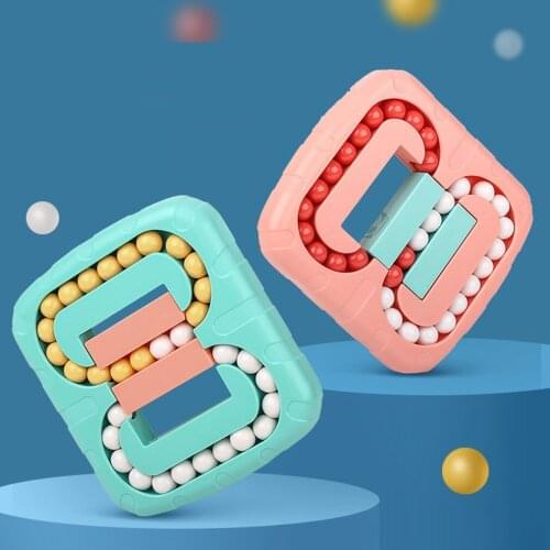 Thinking Training Toy Fingertip Spinning Top Decompression Rotating Plane Magic Bean Decompression Toy