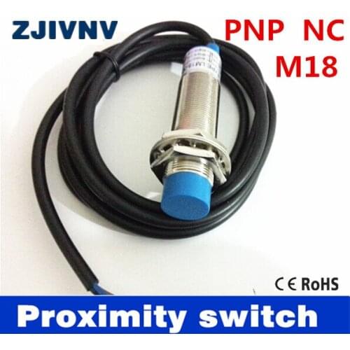 Best quality CE approval 2 year wanrranty M18 PNP NC proximity inductive switch DC6-36V 3 wires distance/ metal sensor