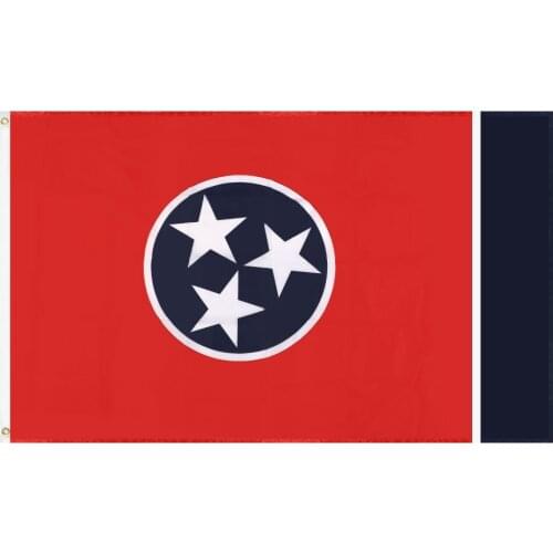 JiaHao 100% Polyester High Quality Wholesale Stock 3x5ft Tennessee Flag