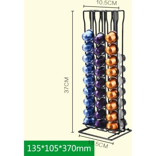 Soporte Capsulas Nespresso Practical Coffee Capsules Dispensing Tower Stand Fits For 60 Nespresso Capsules Storage Pod Holder