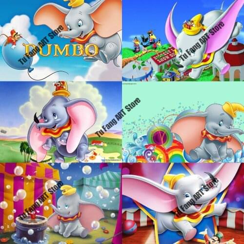 Canvas Painting Disney Cartoon Dumbo Posters and Prints Wall Art Nordic Home Decoration Pictures for Living Kids Home Decor