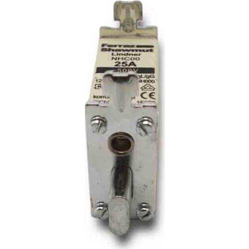 Ceramic Fuse Ferraz NHC00 25A 500V thermal fuse for short circuit protection